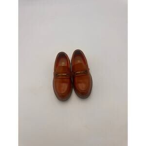Bruno Marc Kids Leather Loafers – Brown Slip-On Dress Shoes Size 9